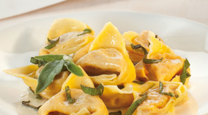 Tortelloni di zucca alla Salvia